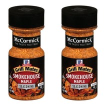 McCormick Grill Mates Smokehouse Maple Seasoning 맥코믹 그릴 메이트 스모크하우스 메이플 시즈닝 3.5oz(99g) 2팩, 1개