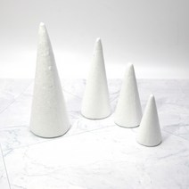 핌스토리 스티로폼원뿔 4사이즈, 19cm(3개)