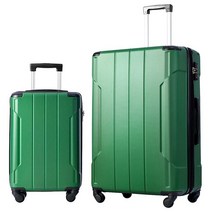 Merax TSA 잠금 장치가 있는 수하물 세트 확장 가능한 3피스 하드쉘 경량 여행 가방 세트 50.8cm(20인치) 61cm(24인치) 71.1cm(28인치) 블루. 휴대