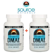 소스내츄럴스 DMAE 아세틸콜린 351mg 200타블렛 2팩