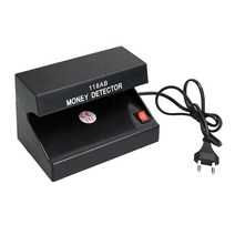 돈세는기계 110-220V UV 조명 위조 지폐 감지기 검사기 ON/OFF 스위치 EU 플매트 카펫 러그 포함, [01] EU Plug