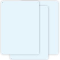 SimpLee Signage 사인 블랭크 비닐 프로젝트용 맞춤형 25.4 x 35.6cm(10 14인치) 플라스틱 빈 표지판 - 공예 및 DIY 재미를 위한 표지판! -빈 야외, 3