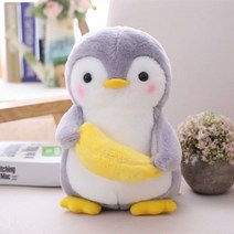 팽귄인형 팽귄쿠션 펭귄인형 펭귄쿠션, 바나나 펭귄