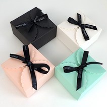 [라임블러썸]파스텔 선물 박스 상자 9cm 포장 답례품 축하 생일 기념일 감사 사랑 특별한선물, 9cm 아이보리