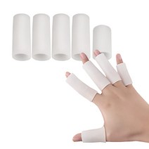 디엠몰 5P 가래떡 스타일 실리콘 손가락 발가락 보호구 보호대 보호캡 골무 마디 덮개, 화이트, 5P(1SET)
