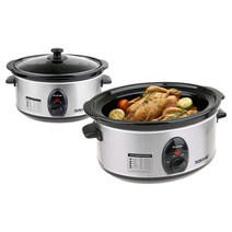 슬로우쿠커 전기냄비 전기찜기 전기전골냄비 3.2L