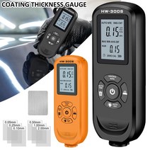 도막측정기 도금 도장 두께 측정기 Car Paint Film Automatic Coating Thickness Gauge Meter Digital Automotive Measure, 03=HW300PROBK