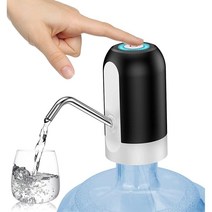 캠핑 휴대용 정수기 펌프 18.9L 워터 디스펜서 USB 식수 자취생 간단한 정수기, Black