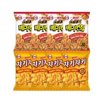빙그레 스모키 베이컨칩 70g 4개 + 쟈키쟈키 70g 4개, 단품, 단품