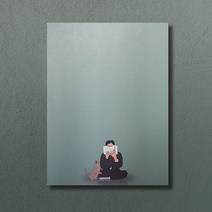 우리일쌍 동주와 고양이 동주를 방해하는 고양이 케일 떡 메모지 학교 선생님 선물 추천 떡메모지