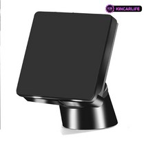 [JR SHOP] 자동차 사각 나노패드 휴대폰 송풍구 차량용 거치대, 사각 나노패드 거치대 - 실버