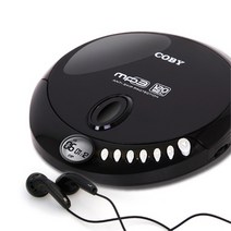 코비 휴대용 MP3 CD플레이어 세트 MP-CD527+아답터, 블랙