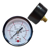 +[플렉스온]+삼성계기 일반 압력계 D타입 60파이 측정공구 게이지 보일러배관 가스 누수[FLEXONmarket]+, option_60파이 15bar