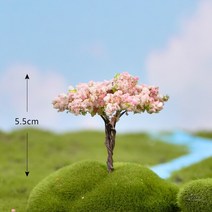 봄 벚꽃 조화 인조 나무 인테리어 포토존 Muy Bien-플라스틱 버드 미니어처 모델 동화 정원 풍경 장식품 홈 DIY 용품, [01] 01