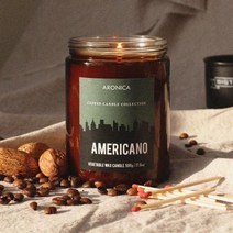 아로니카 라지자 커피캔들 500g, 헤이즐넛, 1개