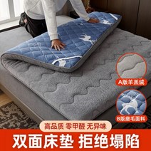양털 토퍼 매트리스 겨울 집 두꺼운 따뜻한 쿠션 이불 학생 기숙사 싱글 렌탈 특수 매트 자취 원룸