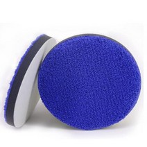 자동차 무선 광택기 싱글 3/4/5/6/7 인치 왁스 버퍼 패드 제거 마이크로 화이버 연마 DA/RO 폴리 셔 커팅, 05 7 inches
