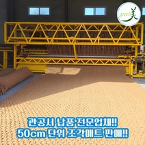 그린미 조각 야자매트 국내 최초 폭0.6m~2.0m 길이 50cm단위 재단 판매 주문 제작 가능 천연 면사A등급, 폭1.2 ×길이 5m 두께35T