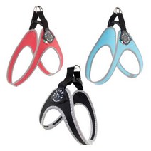 보더콜리 강아지가슴줄 반려견가슴줄 버클 4사이즈, 상세페이지 참조, 색상_레드(T206R)