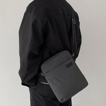 끄레앙 남자 무지 캐주얼 크로스백 남성용 메신저백 CR3301