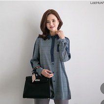 이헌영 NC05 배색롱블라우스m 20AS5006B0