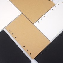 6공 다이어리속지 무채색 무지노트 A5 A6 그래프트A5