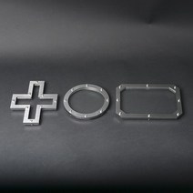 주문 제작 내열 유리 브라켓 세트 맞춤제작 화목 난로 불보기창 DIY 불멍창 만들기 다이 내열유리창 교체, 501mm~550mm