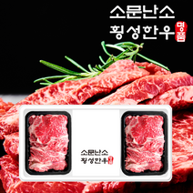횡성한우 어사품 구이선물세트 등심(500g) + 등심(500g) 총 1.0kg 1등급, 등심(500g) + 등심(500g) 1.0kg