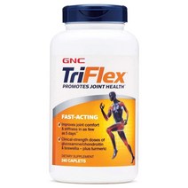 GNC 지엔씨 트리플렉스 패스트액팅 글루코사민 MSM 캡슐 240정 TriFlex FastActing