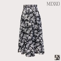 미쏘 플라워 패턴 뒷밴딩 스커트 MIWWH9T31S