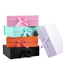 원터치 슬립 조립식 고급 리본 선물 상자 박스 싸바리 1호 23X17X7, 비치