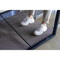 [한번써봐] 다용도 DIY 사무실 현관 코일매트, 브라운, 일반형 20mm-세로 120cm 고정폭 1cm