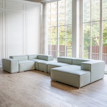 소피아엘렌 노아 마스트로또 이태리 천연 가죽 모듈 소파 전체가죽, 2. N/베이지, 카우치(우)