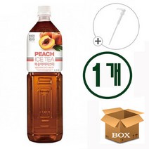 대상 복숭아 아이스티 1.5L 1개 + 펌프 1개, 1.47L
