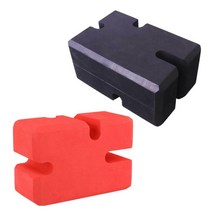 2Pcs 벤치 프레스 블록 다중 각도 역도 피트니스, 레드 엘 블랙 엘