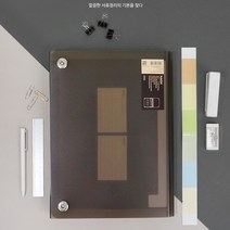 아코디언형 A4 클리어화일 13 비닐 포켓 클리어파일 레포트 서류 문서 계약서 파일철, 브라운클리어