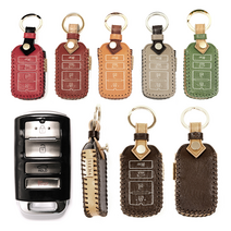 [Frz 기아C] 더뉴쏘렌토 스마트키케이스 4버튼 수제 천연 가죽 키 케이스 차키 홀더 커버 각인 자동차 첫차 선물, 마룬그레이