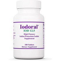 요오드화칼륨 12.5 mg 180알 optimox iodoral, 180 카운트(1팩)개