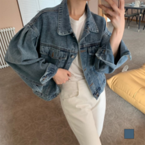 아나카프리 캐쥬얼 루즈핏 데님 자켓 CPG3SJK010M