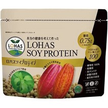 서플리먼트 LOHAS(로하스) 로하스 소이 프로테인 100G (5 식분) 시험 사이즈 유기 생 카카오 배합 식물성, 100G X 1, One Color, 1개