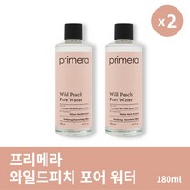 [본사정품] 프리메라 와일드피치 포어 워터 180ml 2개 촉촉한 리프레싱 스킨 토너, 180ml × 2개