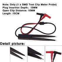 전압계 DT83B 휴대용 디지털 멀티 미터 1999 카운트 포켓 전류계 옴 배터리 용량 테스터, Only Chip Test Clip, 05 Only Chip Test Clip