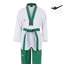 [프로스펙스] 반반도복 V넥 (화이트그린) 폴리3