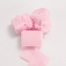 꽃다발포장지 꽃자재 예븐 꽃 포장지 부자재 4CM x 5M 수제 마모 날씬한 주름 새틴 쉬폰 실크 리본 결혼식 초대장 포장 부케 생일 파티 선물, 5m-Roll, C4