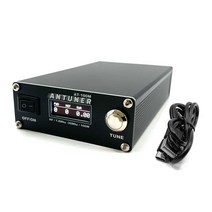 ANTUNER 전능 1.8MHz-30MHz 100W 안테나 튜너 서 파도 전력계 HF 라디오 USDX G1M FT-818 817 IC-705, 01 Black