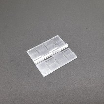 제이에이치원(JH1) PC경첩(중)10개 아크릴상자경첩 투명경첩 플라스틱경첩 프라모델케이스 피규어케이스, 10개