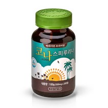 하와이안 코나 스피루리나 원말 200정 항산화 피부 머리카락 건강영양제 이눌린 스피룰리나 스피루니아 가루 추출물 분말 환 원액 엽록소 50종필수영양소 단백질 식약처인증 건강기능식품, 500mg