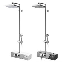 스마트 프리미엄 해바라기 선반형 샤워기 화장실 해바라기레인샤워기, 화이트, 1개