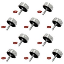 낚시 릴 핸들 그립 나사 너트 스피닝 휠 암 스크류 캡 태클 액세서리 부품 루어 10pcs, [01] Silver