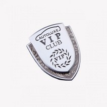 BMW 아우디 메르세데스 벤츠 폭스바겐 혼다 랜드로버 뷰익 포드 캐딜락 기아용 자동차 스티커 전면 후면 트렁크 배지 엠블럼 1 개, Silver_for Buick Logo